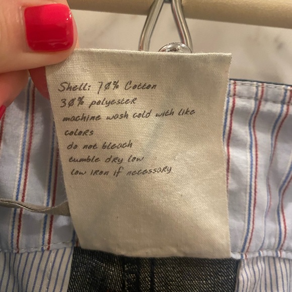 Anthropologie Denim Shorts with Rust Stitching - Picture 7 of 8